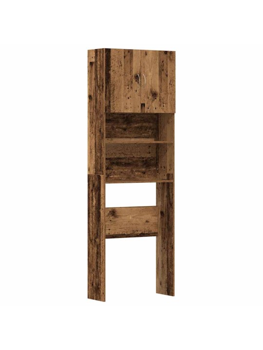 Pesukonekaappi vanha puu 64x24x190 cm lastulevy