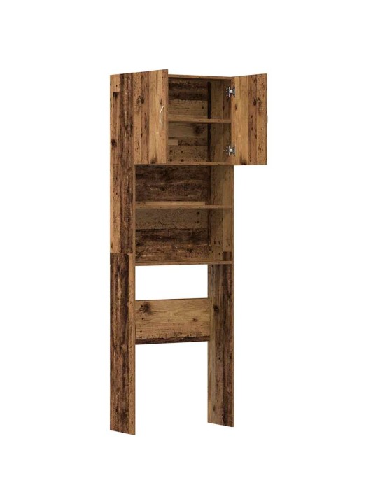 Pesukonekaappi vanha puu 64x24x190 cm lastulevy