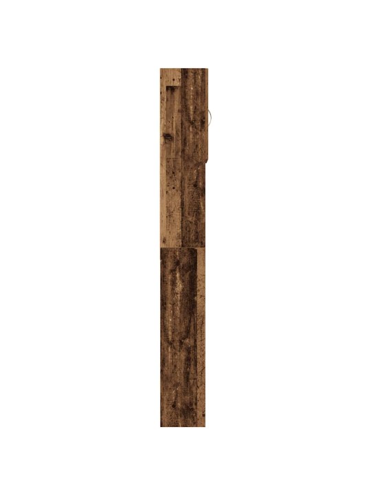 Pesukonekaappi vanha puu 64x24x190 cm lastulevy
