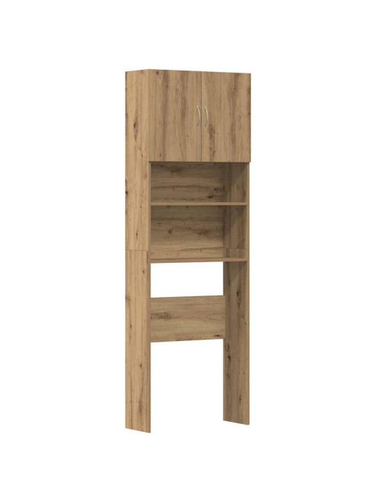 Pesukonekaappi käsityöläinen tammi 64x24x190 cm lastulevy