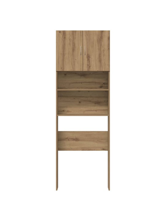 Pesukonekaappi käsityöläinen tammi 64x24x190 cm lastulevy