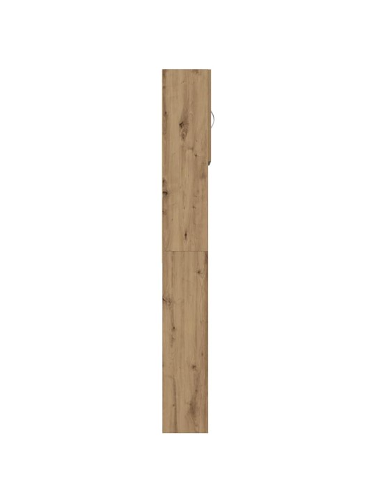Pesukonekaappi käsityöläinen tammi 64x24x190 cm lastulevy