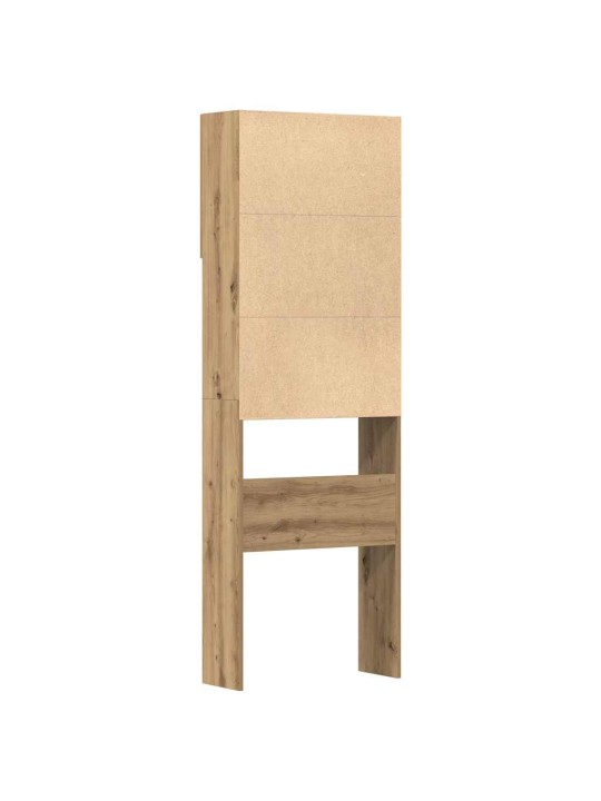 Pesukonekaappi käsityöläinen tammi 64x24x190 cm lastulevy