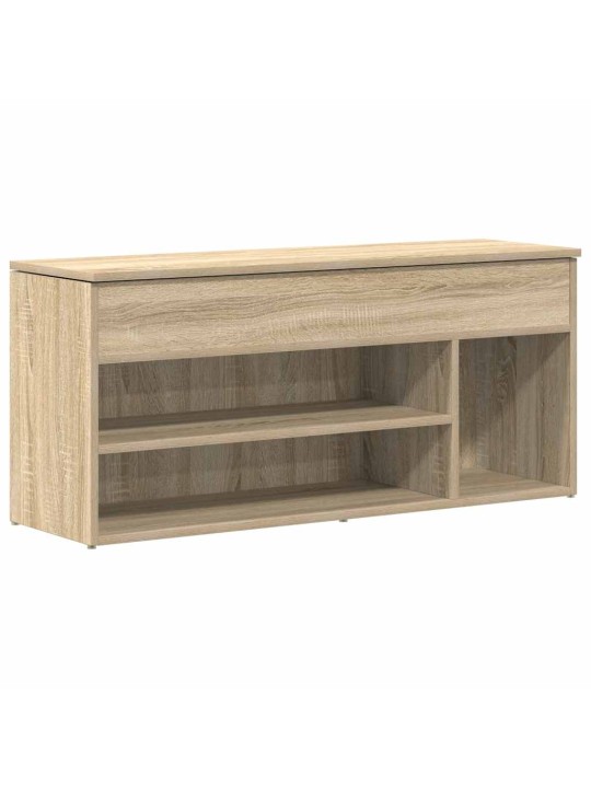 Kenkäpenkki sonoma-tammi 102x30,5x45 cm tekninen puu