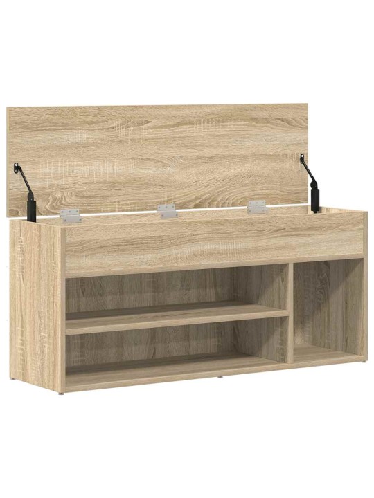 Kenkäpenkki sonoma-tammi 102x30,5x45 cm tekninen puu