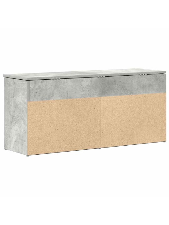 Kenkäpenkki betoninharmaa 102x30,5x45 cm tekninen puu