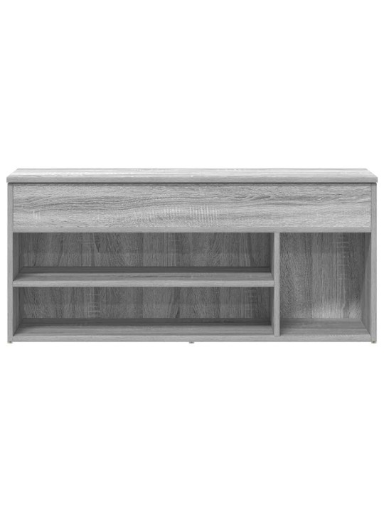Kenkäpenkki harmaa sonoma 102x30,5x45 cm tekninen puu
