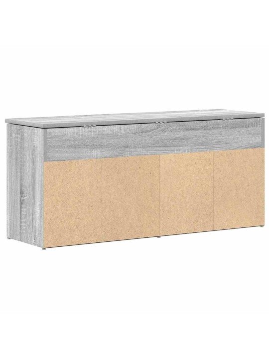 Kenkäpenkki harmaa sonoma 102x30,5x45 cm tekninen puu