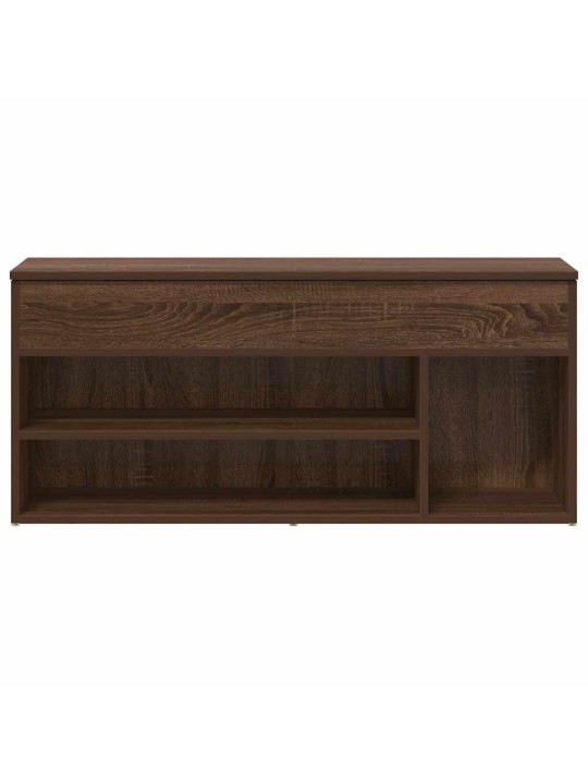 Kenkäpenkki ruskea tammi 102x30,5x45 cm tekninen puu