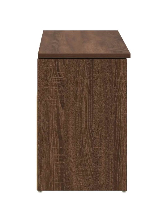 Kenkäpenkki ruskea tammi 102x30,5x45 cm tekninen puu