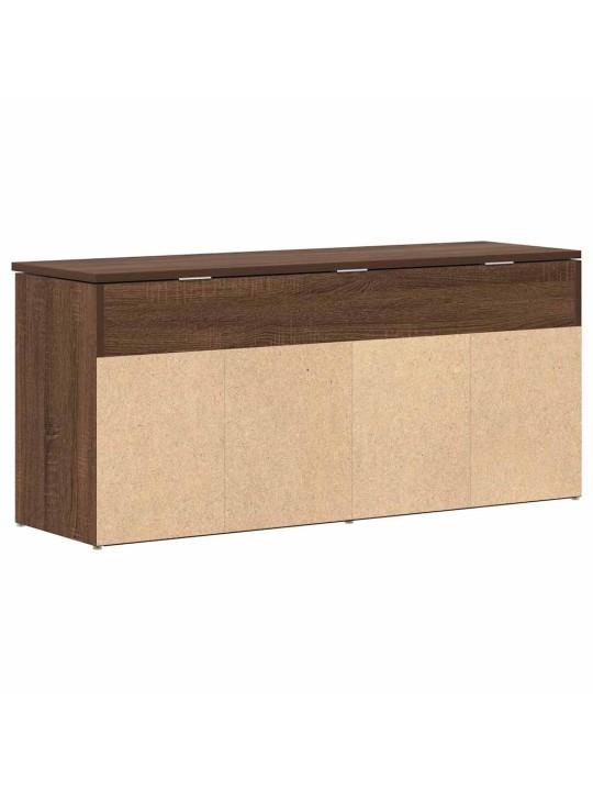 Kenkäpenkki ruskea tammi 102x30,5x45 cm tekninen puu