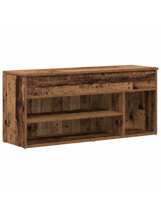 Kenkäteline vanha puu 102x30,5x45 cm tekninen puu