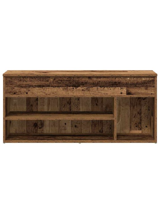 Kenkäteline vanha puu 102x30,5x45 cm tekninen puu