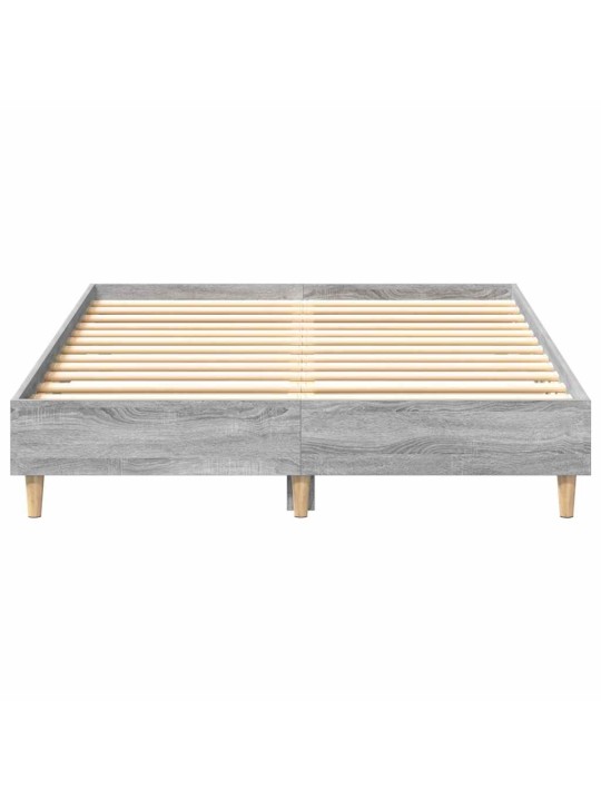 Sängynrunko ei patjaa harmaa sonoma 120x200 cm suunniteltu puu