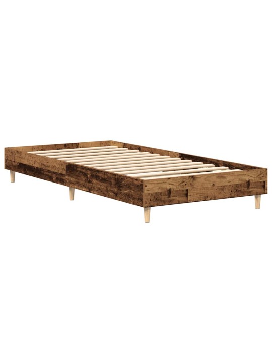 Sängynrunko ei patjaa vanha puu 100x200 cm suunniteltu puu