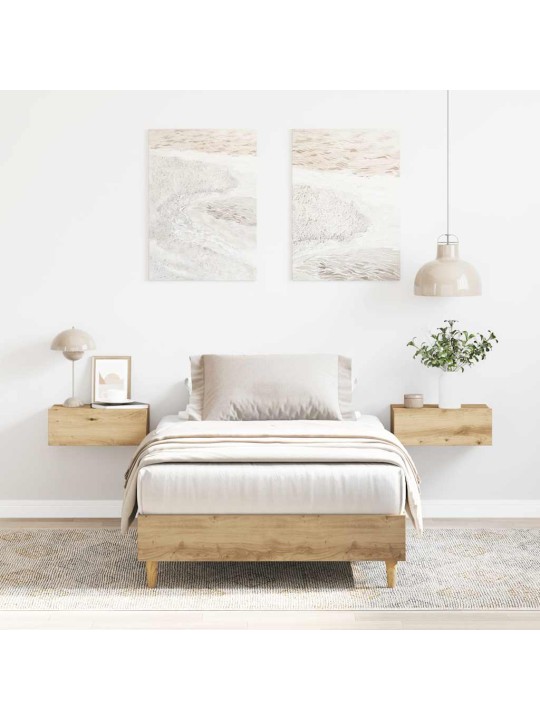 Sängynrunko ei patjaa artisan oak 90x200 cm engineered wood