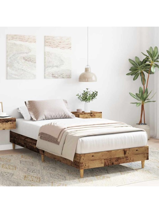 Sängynrunko ei patjaa old wood 75x190 cm engineered wood