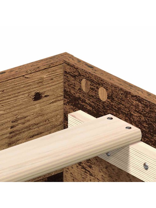 Sängynrunko ei patjaa old wood 75x190 cm engineered wood