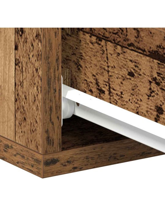 Kelluva yöpöytä old wood 40x32x15 cm engineered wood
