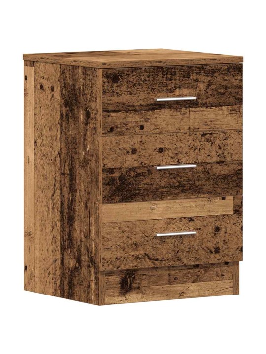 Yöpöytäkaappi old wood 38x35x55 cm engineered wood