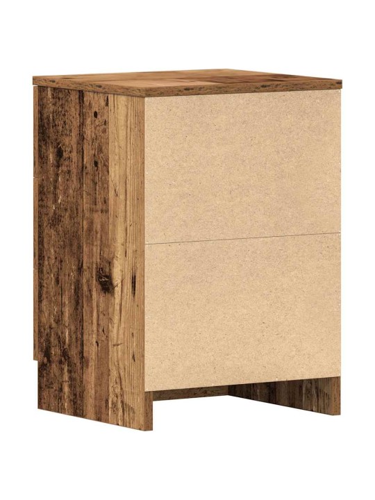 Yöpöytäkaappi old wood 38x35x55 cm engineered wood