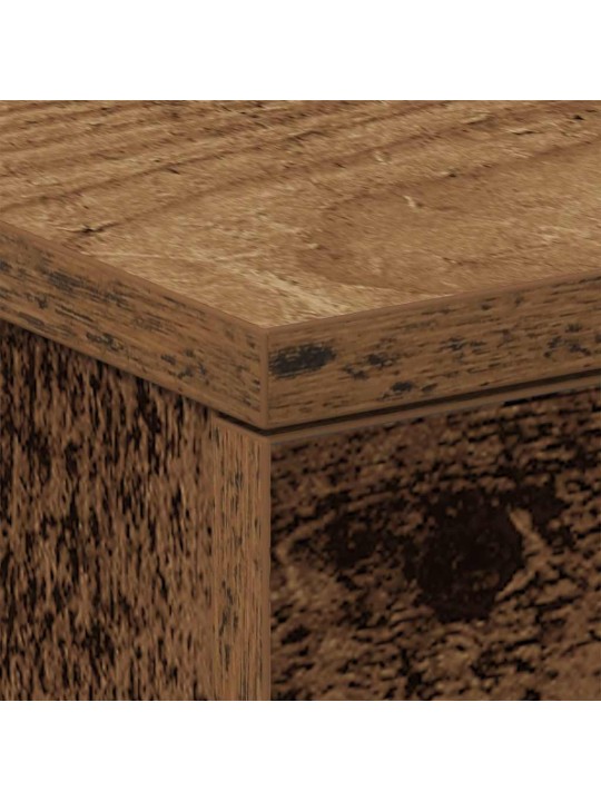Yöpöytäkaappi old wood 38x35x55 cm engineered wood