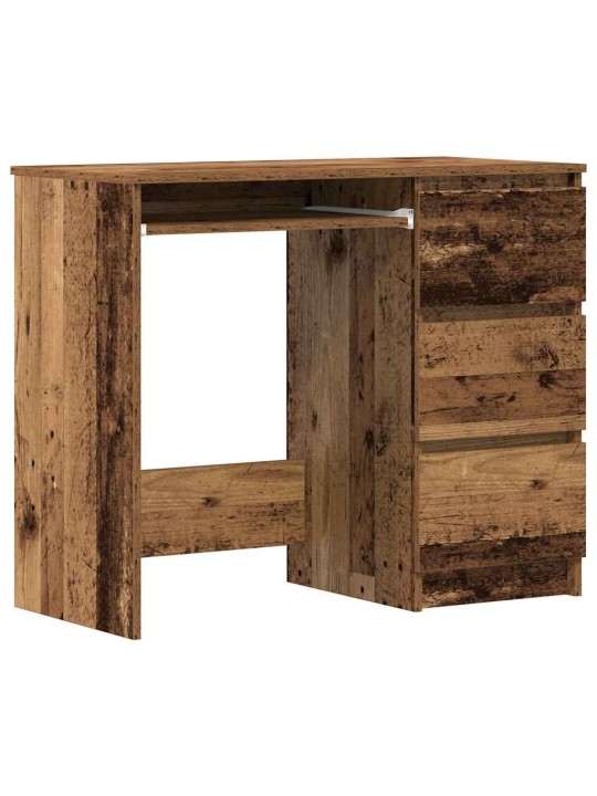 Työpöytä old wood 90x45x76 cm engineered wood