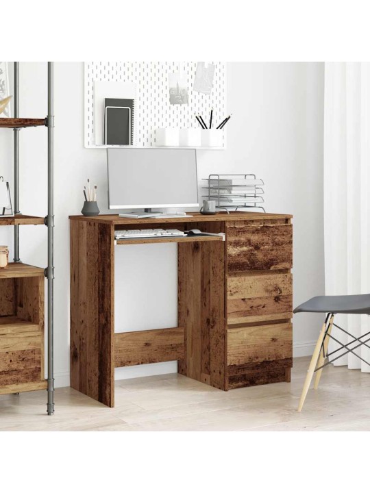Työpöytä old wood 90x45x76 cm engineered wood