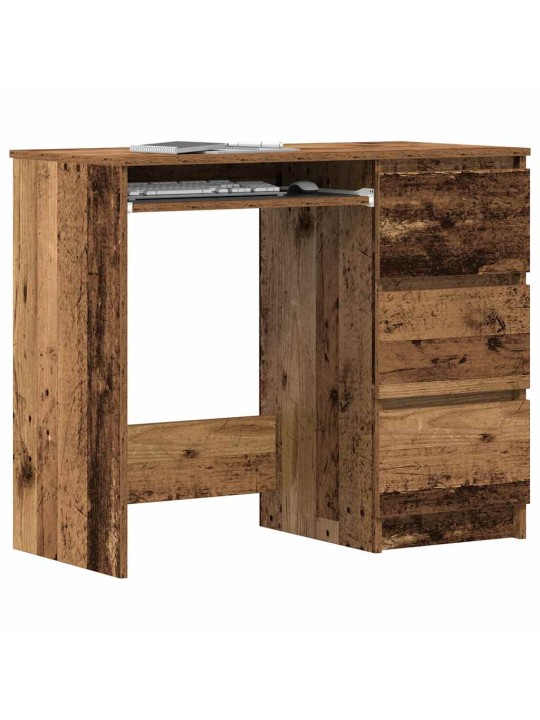 Työpöytä old wood 90x45x76 cm engineered wood