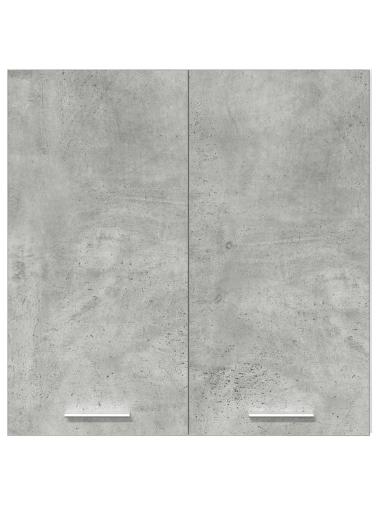 Keittiön seinäkaappi betonin harmaa 60x31x60 cm tekninen puu