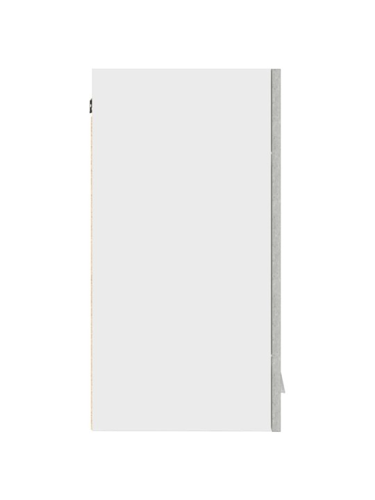 Keittiön seinäkaappi betonin harmaa 60x31x60 cm tekninen puu