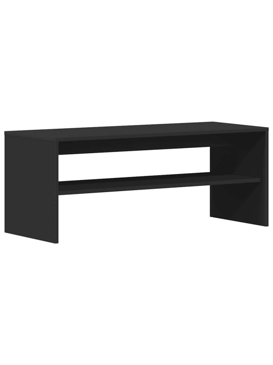 Tv-taso musta 100x40x40 cm lastulevy