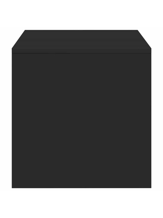 Tv-taso musta 100x40x40 cm lastulevy