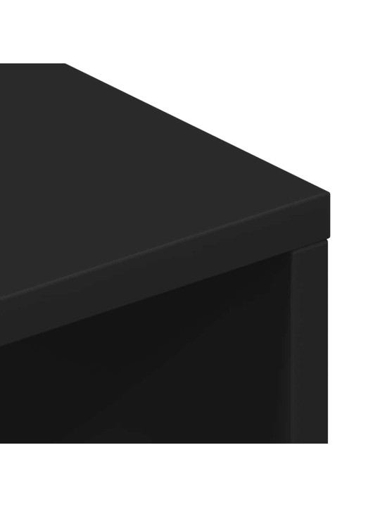 Tv-taso musta 100x40x40 cm lastulevy