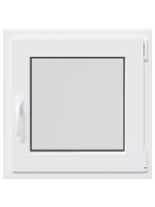 Kellari-ikkuna "RISOR" 50x50 cm kallistus-/kääntymisovi DIN oikealle valkoinen