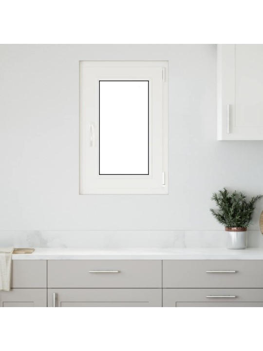 Kellari-ikkuna "RISOR" 50x75 cm kallistus-/kääntymisovi DIN oikealle valkoinen