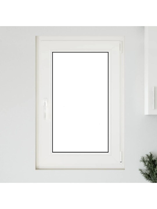 Kellari-ikkuna "RISOR" 60x100 cm kallistus-/kääntymisovi DIN oikealle valkoinen