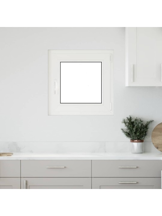 Kellari-ikkuna "RISOR" 50x50 cm kallistus-/kääntymisovi DIN oikealle valkoinen