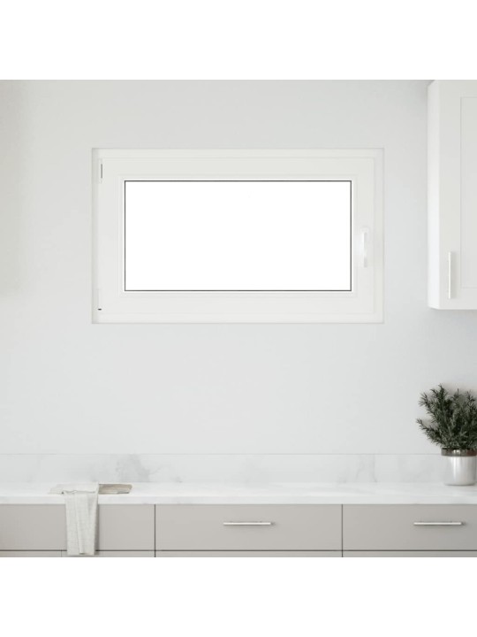 Kellari-ikkuna "RISOR" 100x50 cm kallistus- ja käänntöovi DIN vasenkätinen valkoinen