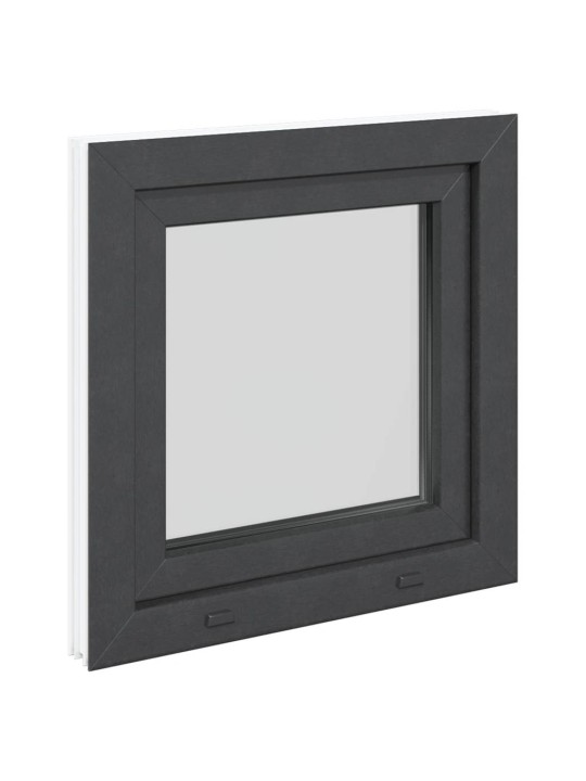 Kellari-ikkuna "RISOR" 50x50 cm kallistus-/kääntymisovi DIN vasen antrasiitti