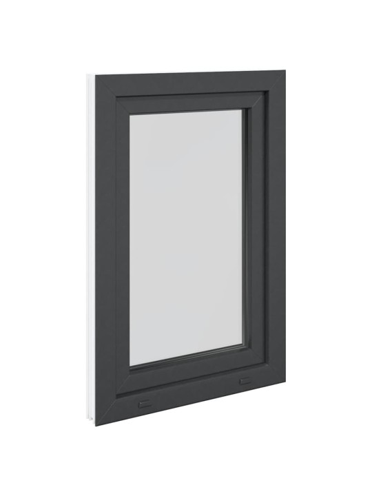 Kellari-ikkuna "RISOR" 60x100 cm kallistus-/kääntymisovi DIN vasen antrasiitti