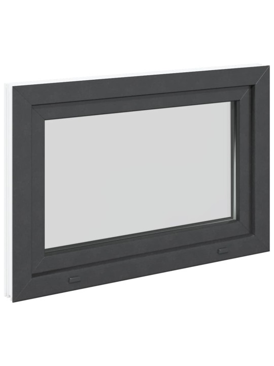 Kellari-ikkuna "RISOR" 90x50 cm kallistus-/kääntymisovi DIN vasen antrasiitti