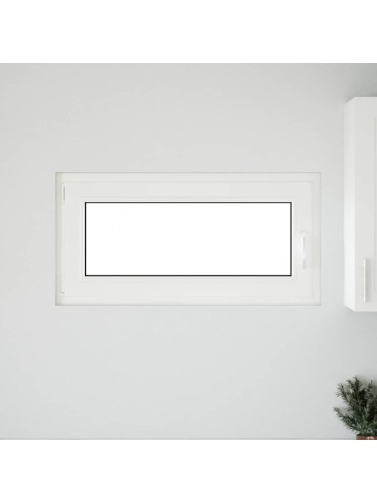 Kellari-ikkuna "RISOR" 100x50 cm kallistus-/kääntymisovi DIN vasen antrasiitti