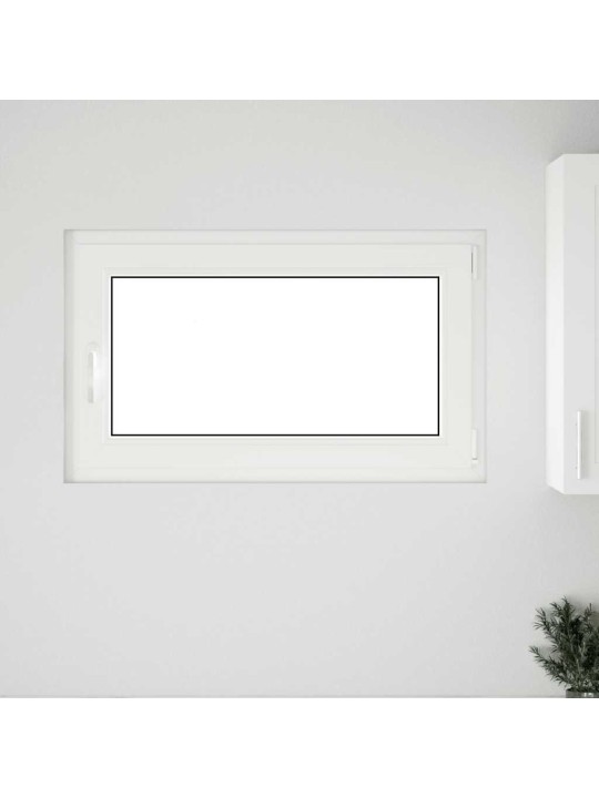Kellari-ikkuna "RISOR" 100x60 cm kallistus-/kääntymisovi DIN oikealle antrasiitti