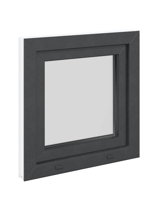 Kellari-ikkuna "RISOR" 50x50 cm kallistus-/kääntymisovi DIN vasen antrasiitti