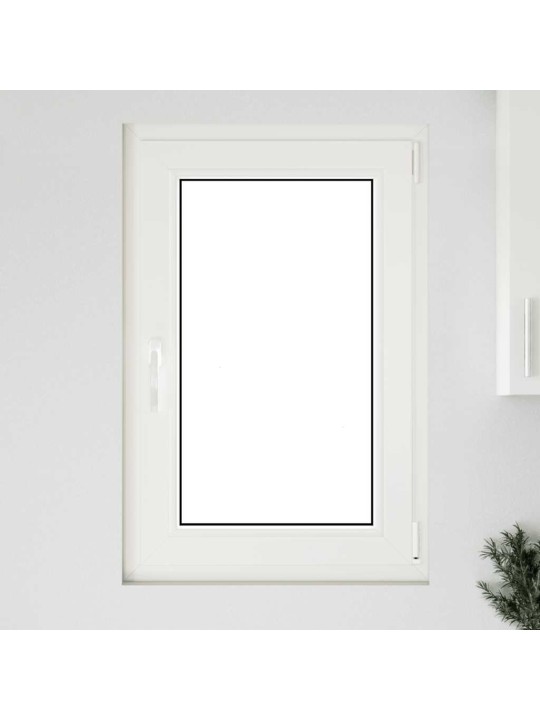 Kellari-ikkuna "RISOR" 60x80 cm kallistus-/kääntymisovi DIN vasen antrasiitti