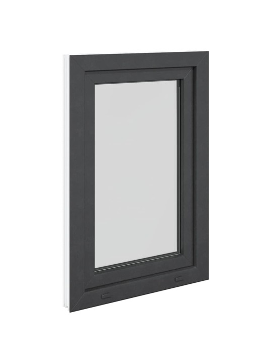 Kellari-ikkuna "RISOR" 60x100 cm kallistus-/kääntymisovi DIN vasen antrasiitti
