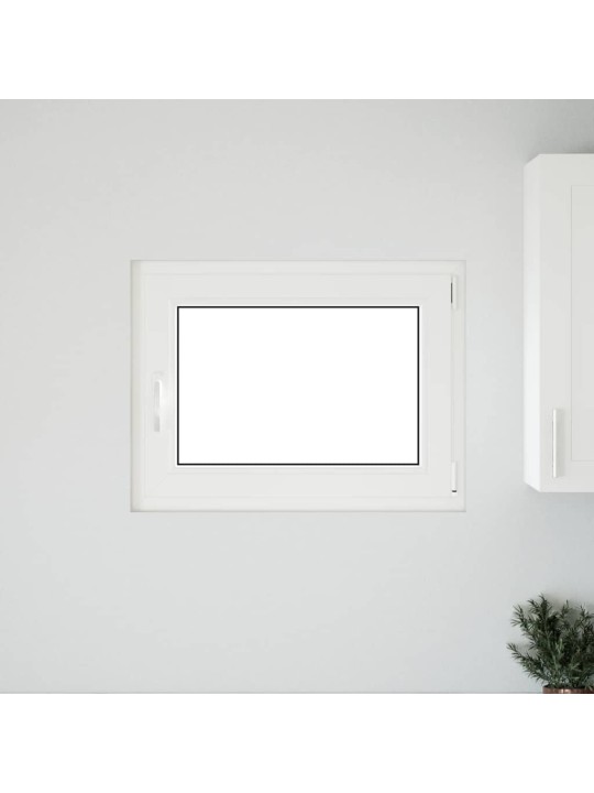Kellari-ikkuna "RISOR" 80x50 cm kallistus-/kääntymisovi DIN oikealle antrasiitti