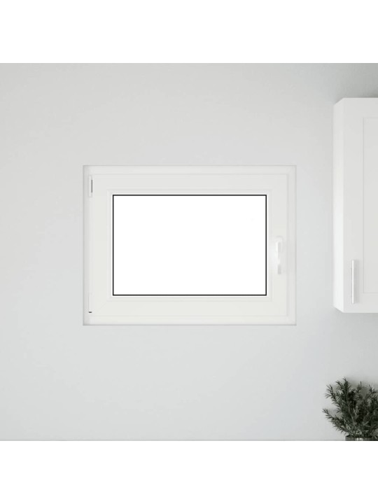 Kellari-ikkuna "RISOR" 80x70 cm kallistus-/kääntymisovi DIN vasen antrasiitti