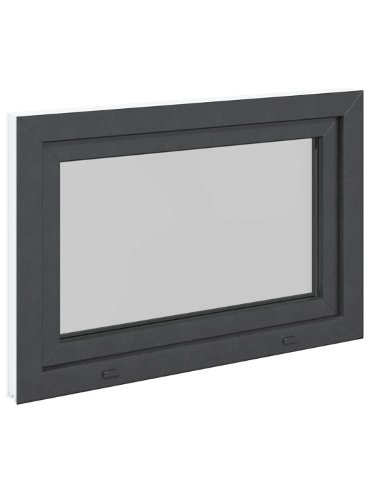 Kellari-ikkuna "RISOR" 90x50 cm kallistus-/kääntymisovi DIN oikealle antrasiitti